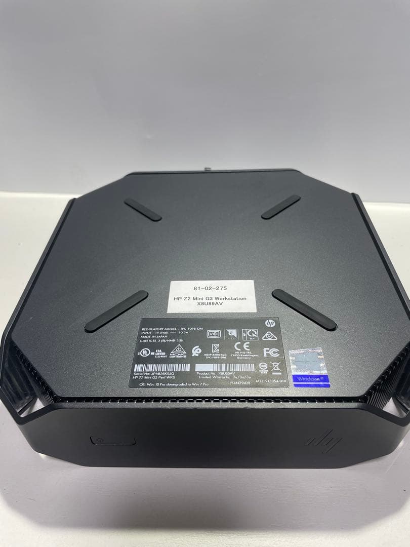 ワークステーション HP Z2 Mini G3 WS /Xeon/