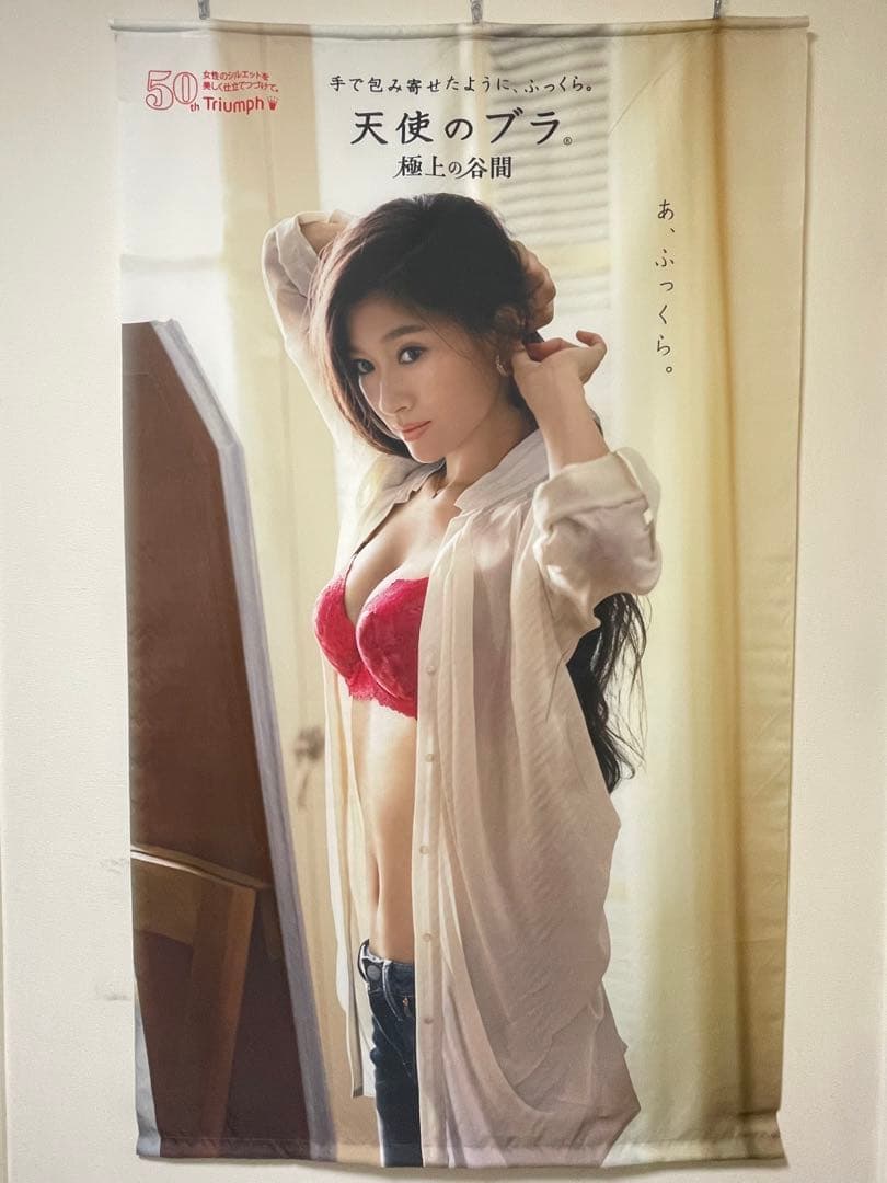 【レア品】篠原涼子×天使のブラ タペストリー縦200㎝×横90㎝