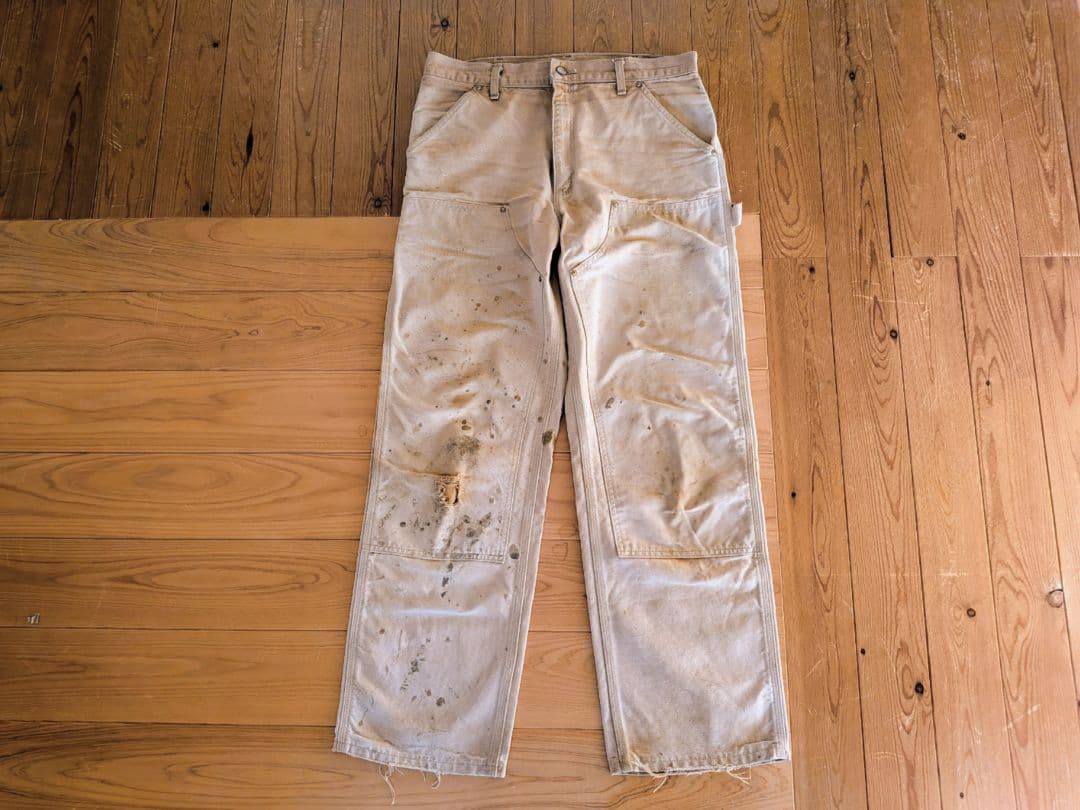 USA製/Carhartt/カーハート/W34L32/ダブルニーペインターパンツ
