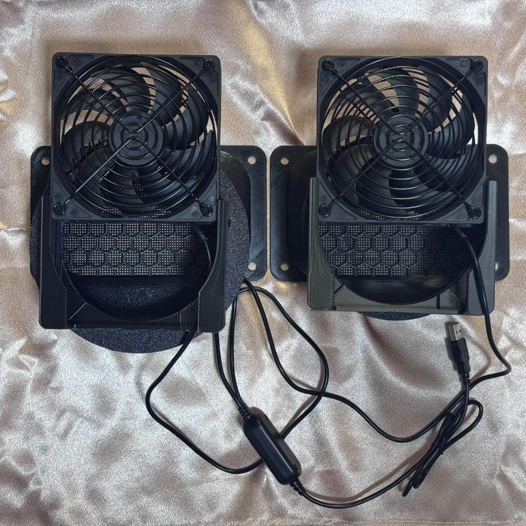 ECOFLOW WAVE2,3専用ダクト取付用パーツ USBファンアダプタ