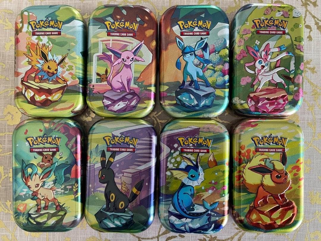 【海外限定】ポケモン Mini Tin 缶 ダメカンケース 8種類完