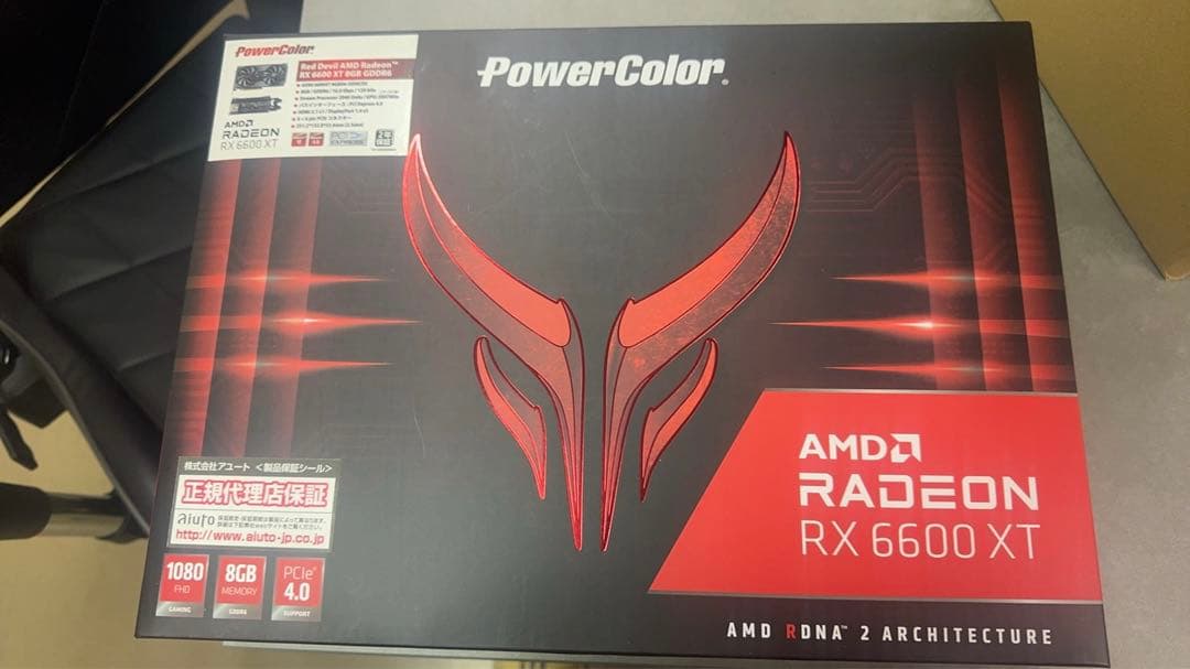 未使用AMD Radeon RX 6600XT 8GB
