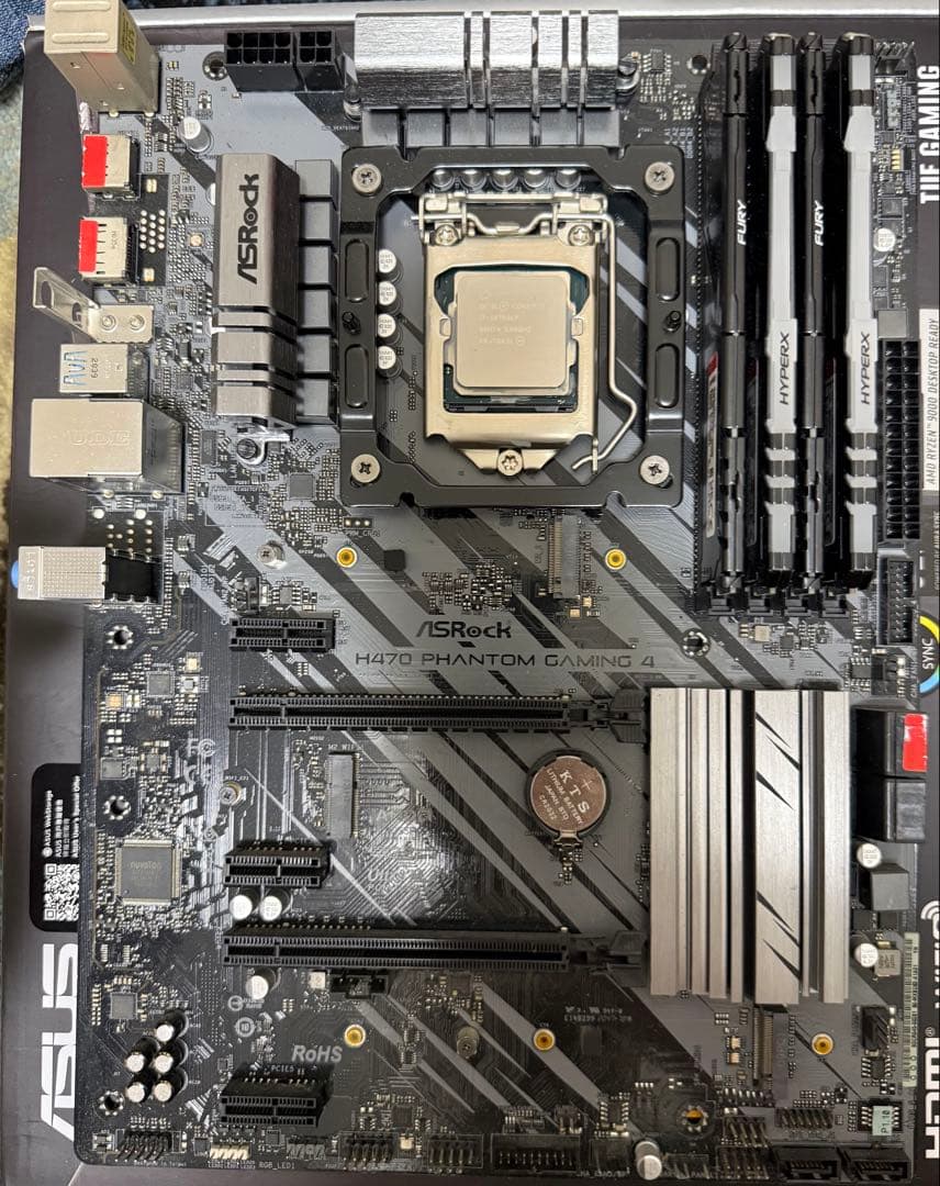 s*f様 【セット売り】ASRock H470 PHANTOM(MB)+CPUそ