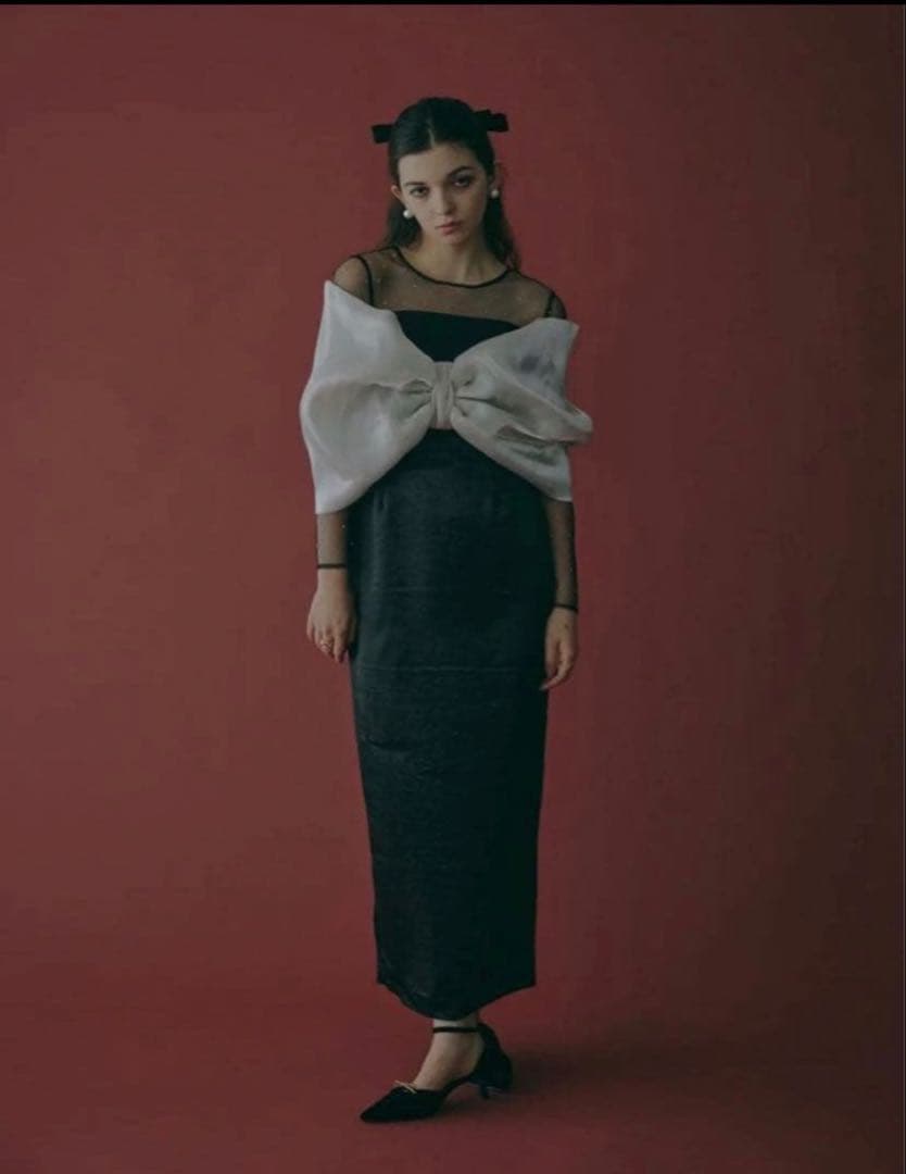 エクミール　ドレス　リボン