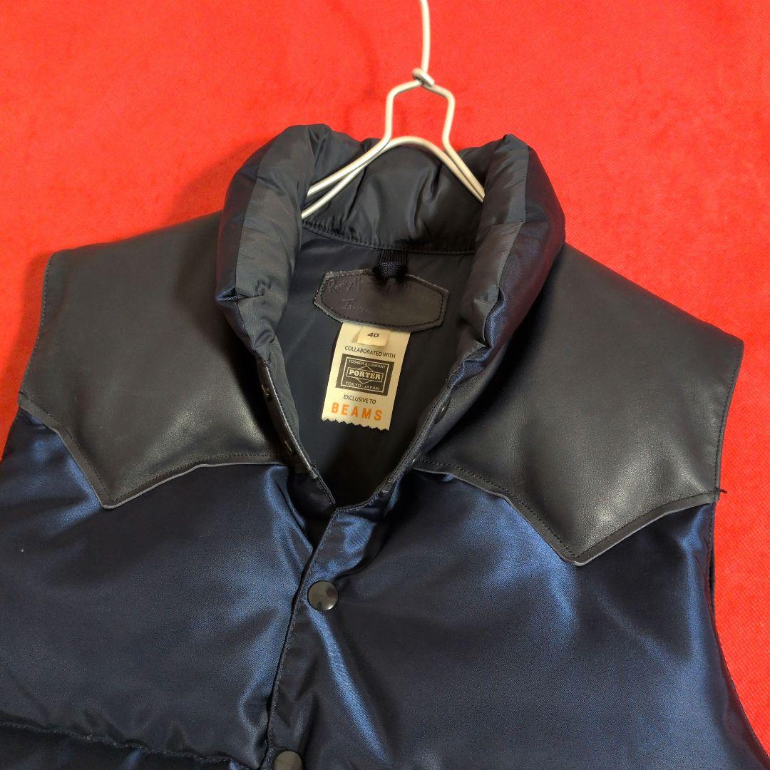 【希少L】RockyMountain×PORTER×BEAMS 別注ダウンベスト