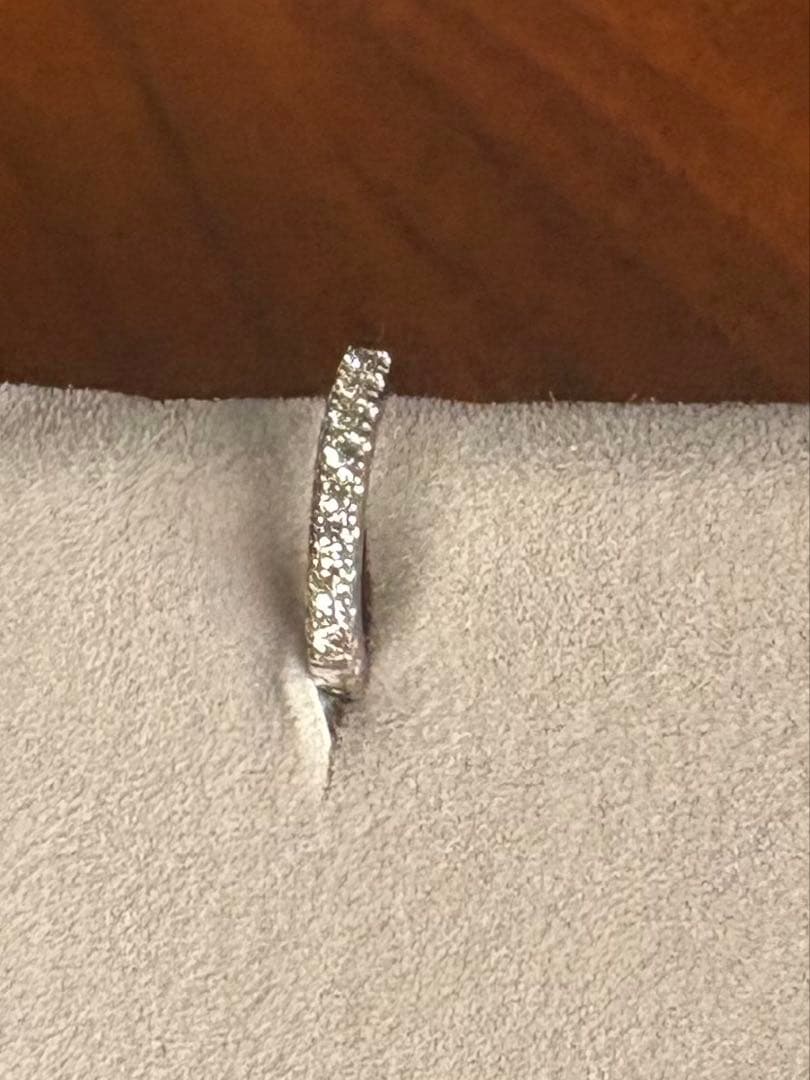 スタージュエリー　K18 YG WGクリックフープピアス　S