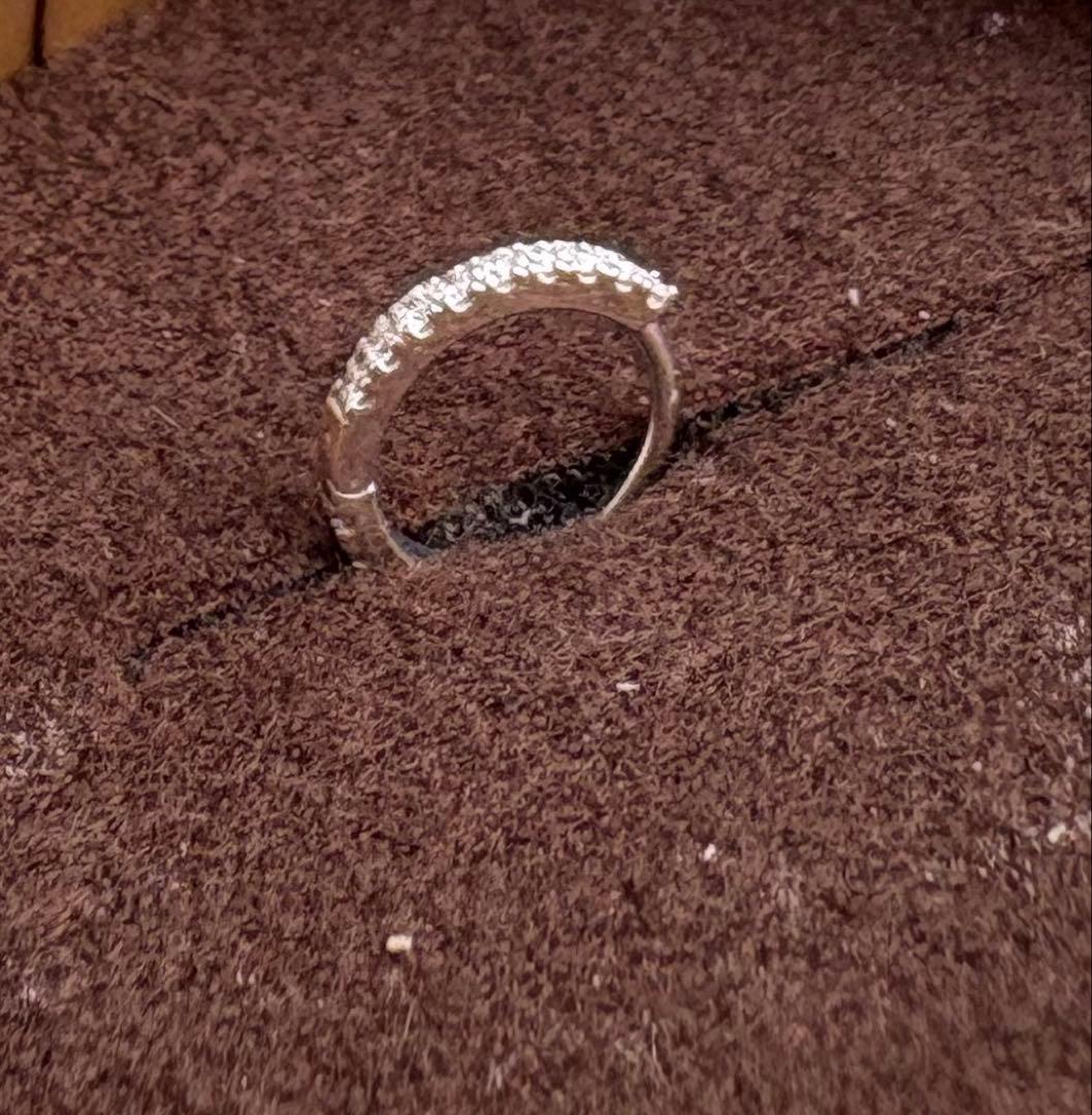 スタージュエリー　K18 YG WGクリックフープピアス　S