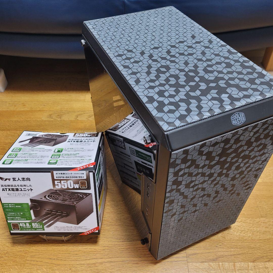 【セット】CoolerMaster Q300L&玄人志向 KRPW-BK550W