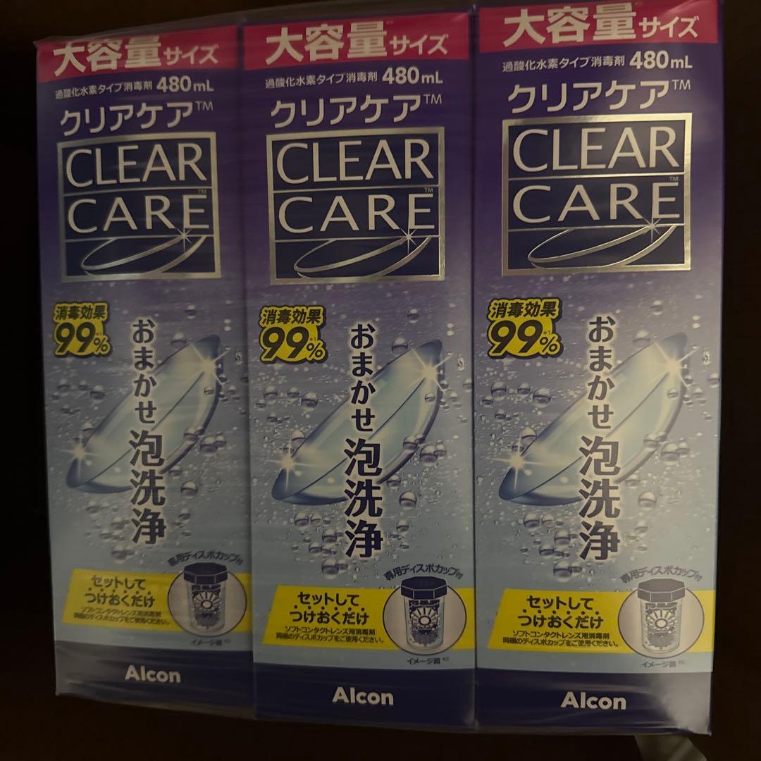 CLEAR CARE ソフトコンタクト洗浄液 480ml 12本