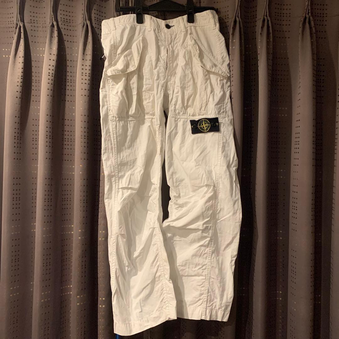 STONE  ホワイトカーゴパンツ