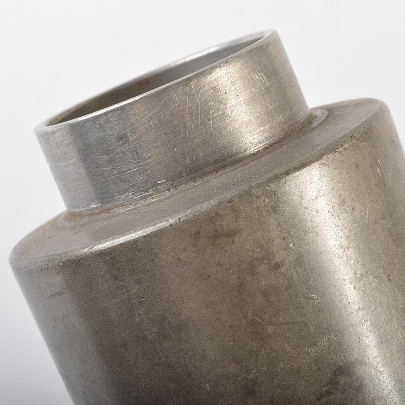 Momo 煎茶道具　古錫　点銅款　茶壷　茶心壷　約187g　M　R7269