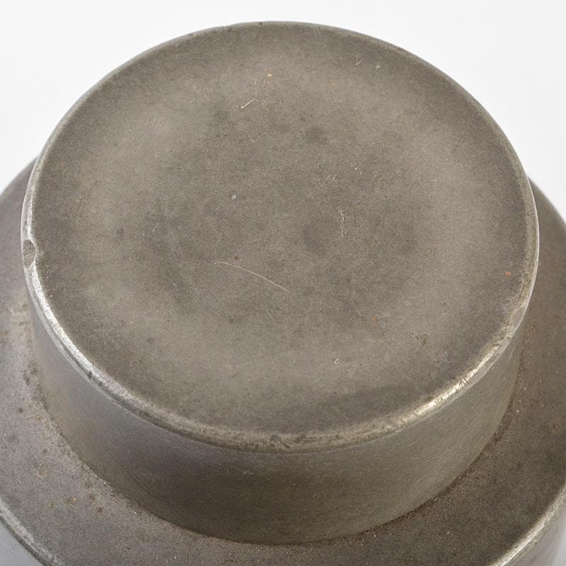 Momo 煎茶道具　古錫　点銅款　茶壷　茶心壷　約187g　M　R7269