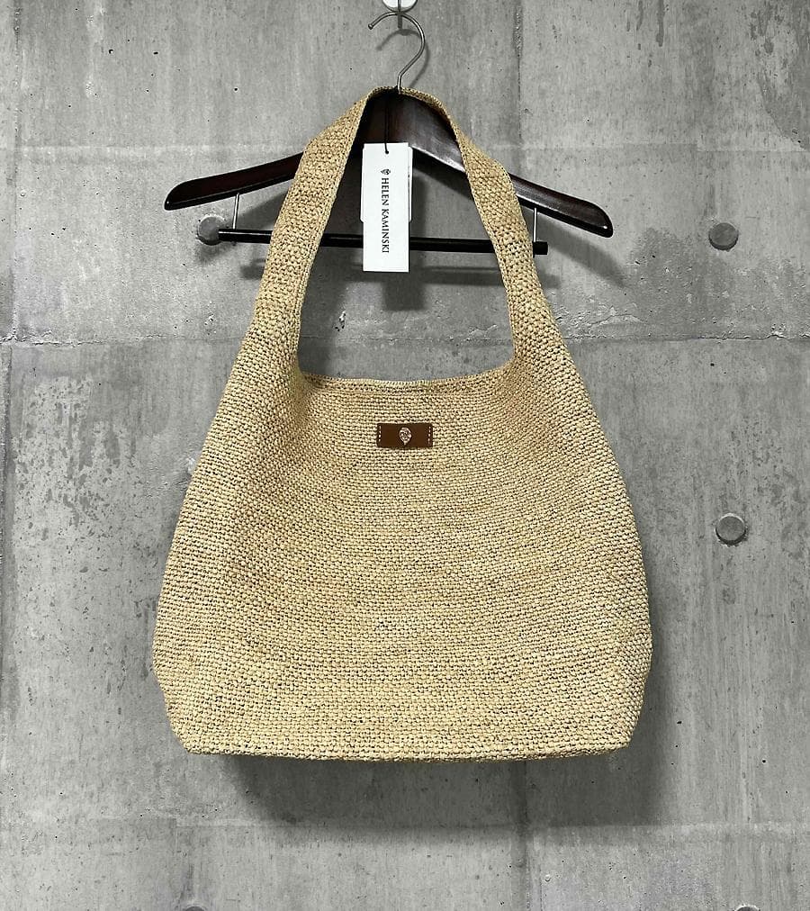 HELEN KAMINSKI ラフィア ショルダーバッグ