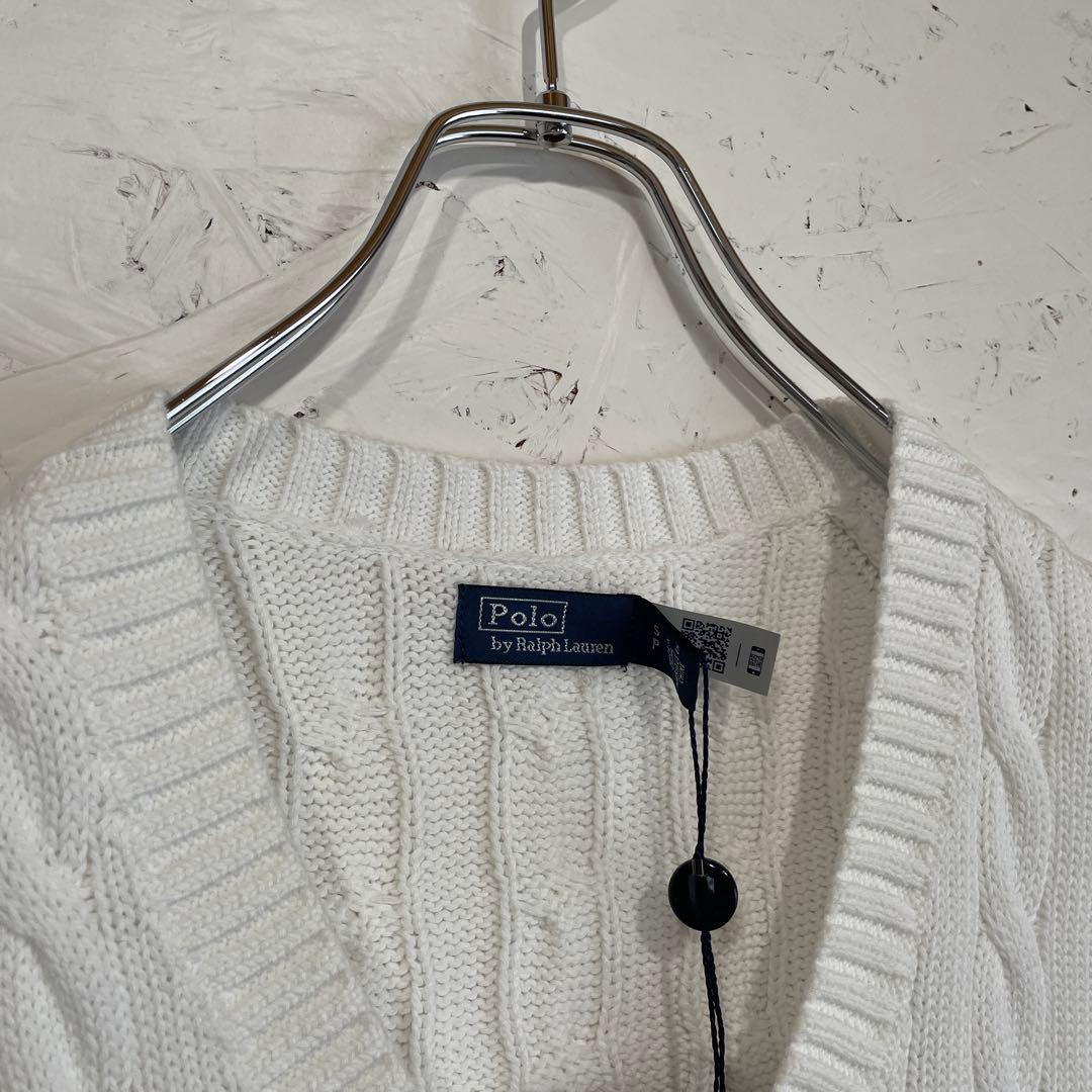 新品未使用タグ付【POLO by Ralph Lauren】ケーブルニットベスト