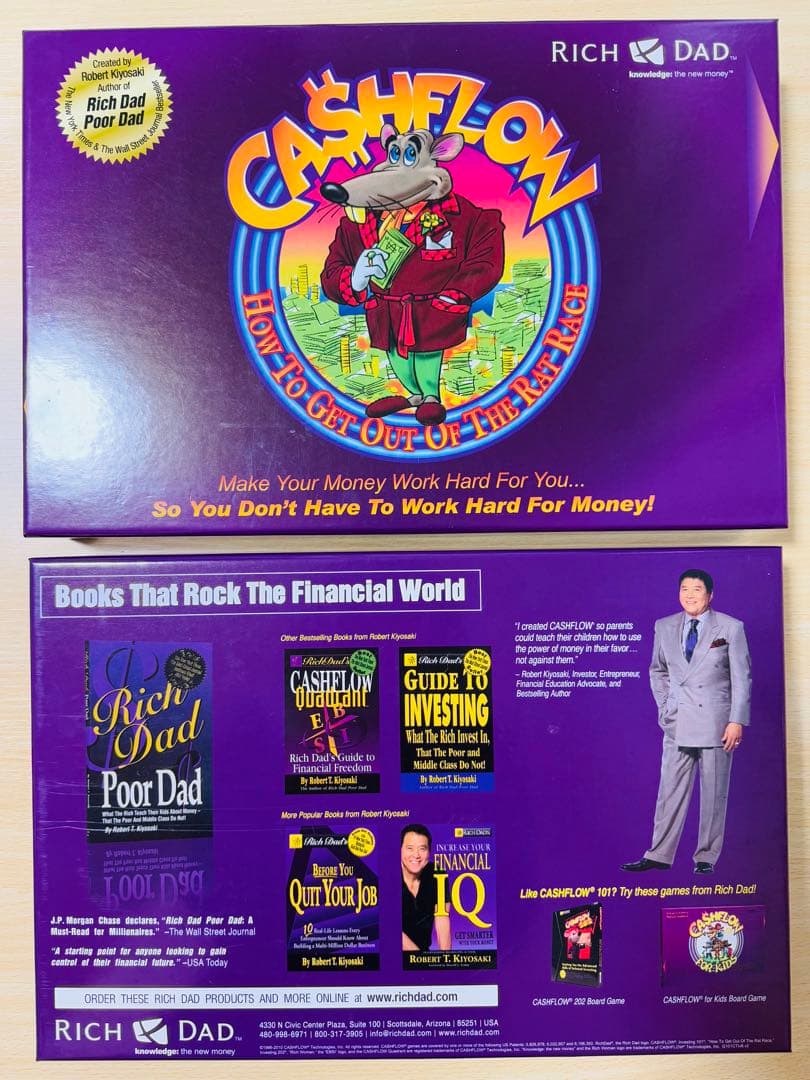【美品】CASHFLOW 101 英語版 キャッシュフローゲーム