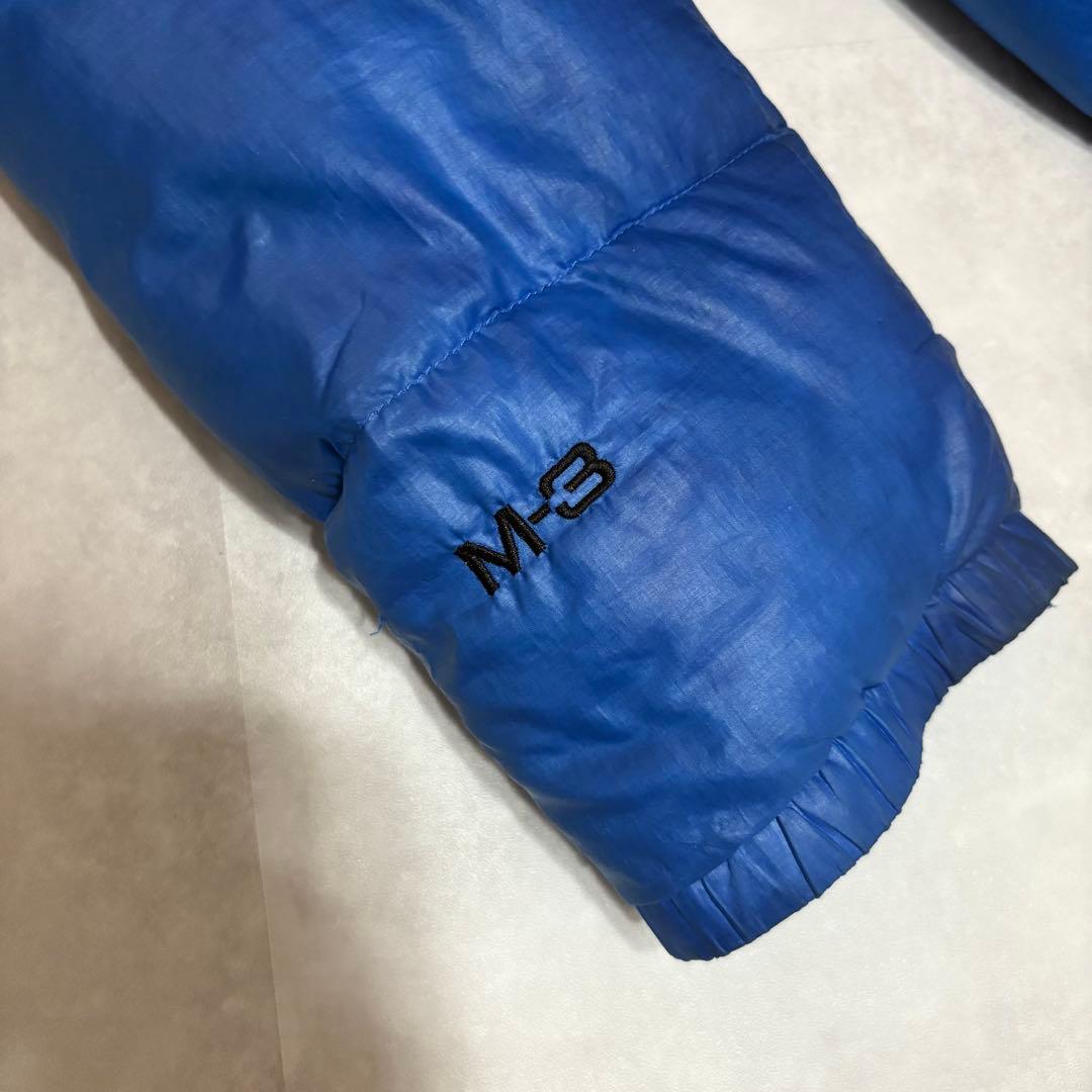 【大人気‼️】Marmot ダウンジャケット フード付き 青 ブルー Mサイズ