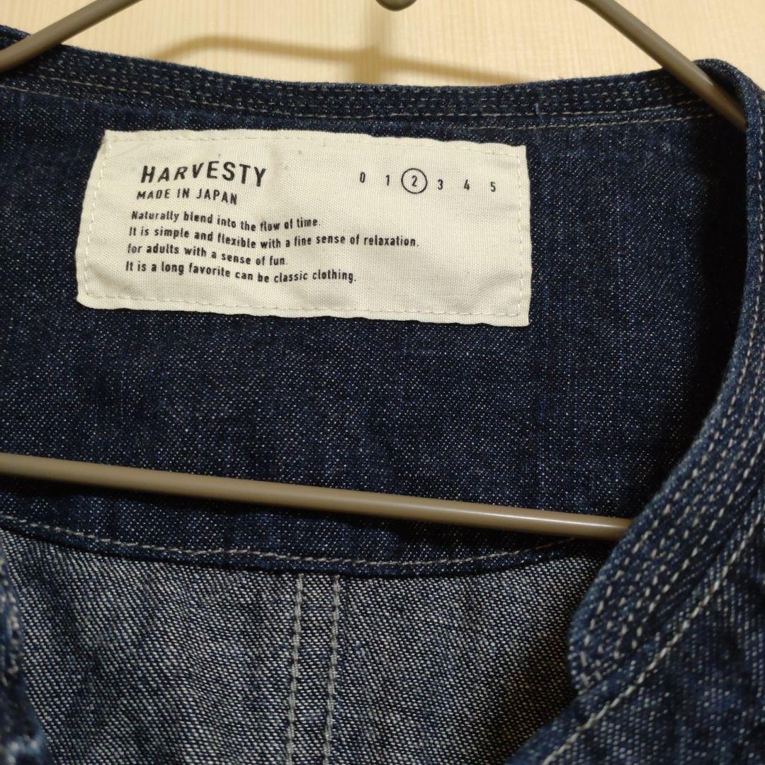 HARVESTY デニム　アトリエジャケット　サイズ2
