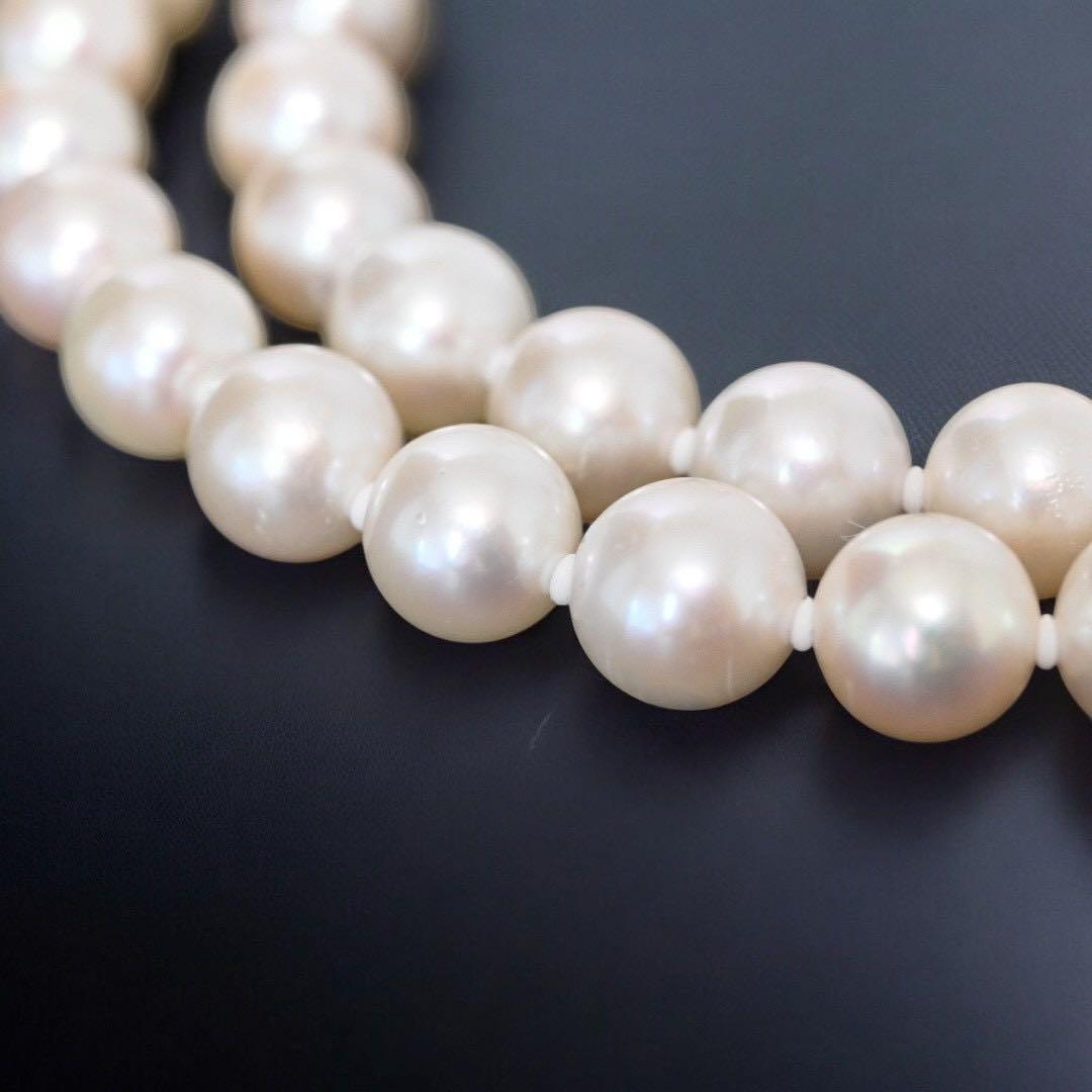 【最高峰】花珠　真珠　アコヤ　パール　ネックレス　大珠　8.5ミリ　鑑別書