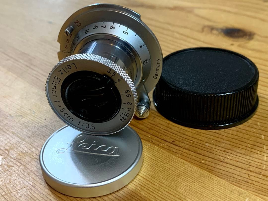 【美品】Leica Elmar 5cm F3.5 ダイヤモンド赤エルマー