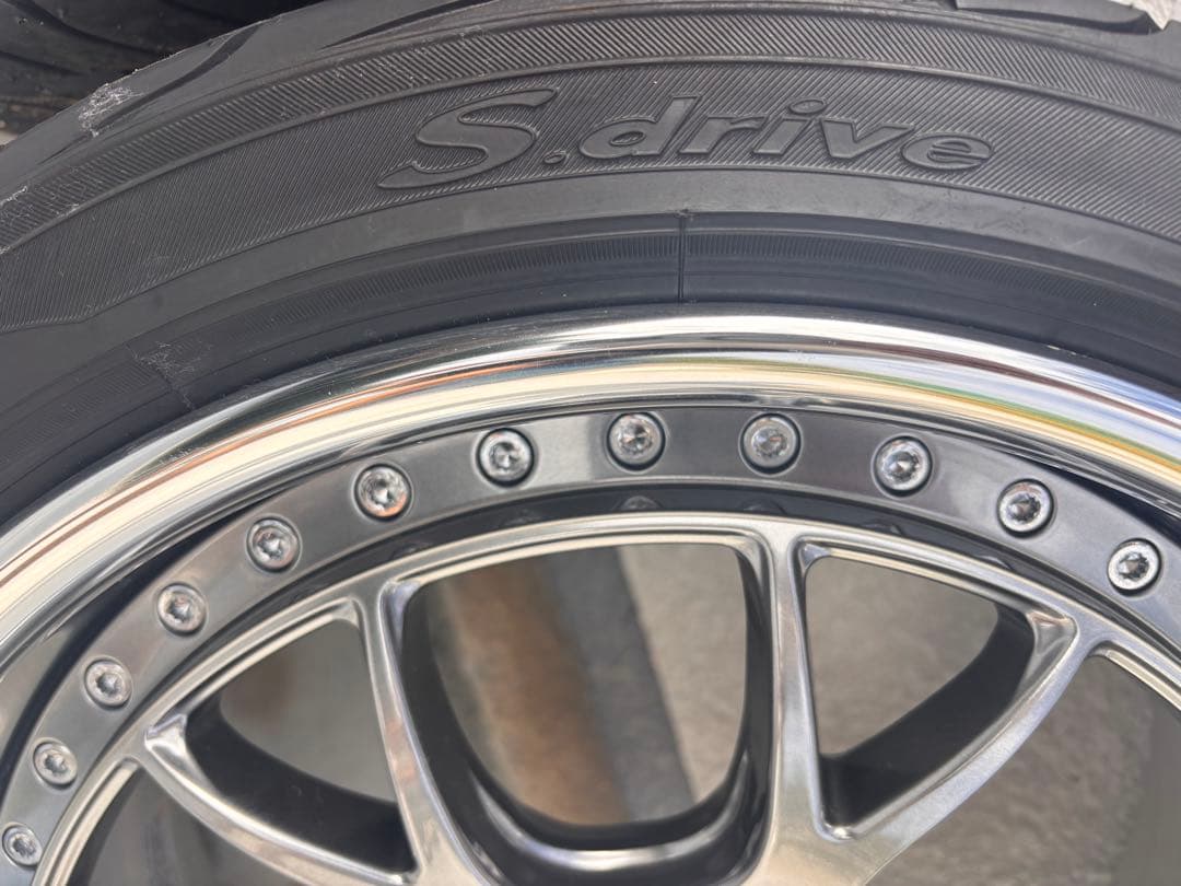 【カズ】SSR Professor MS3 ホイール 4本セット タイヤ付