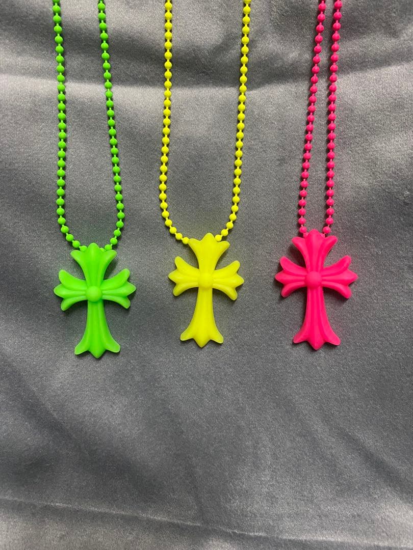 クロムハーツ 2012 FNO限定 ノベルティ CHクロスネックレス 確実正規品