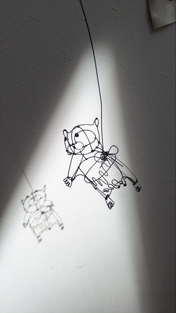 nn様♪専用 空飛ぶハムスターのワイヤーアート