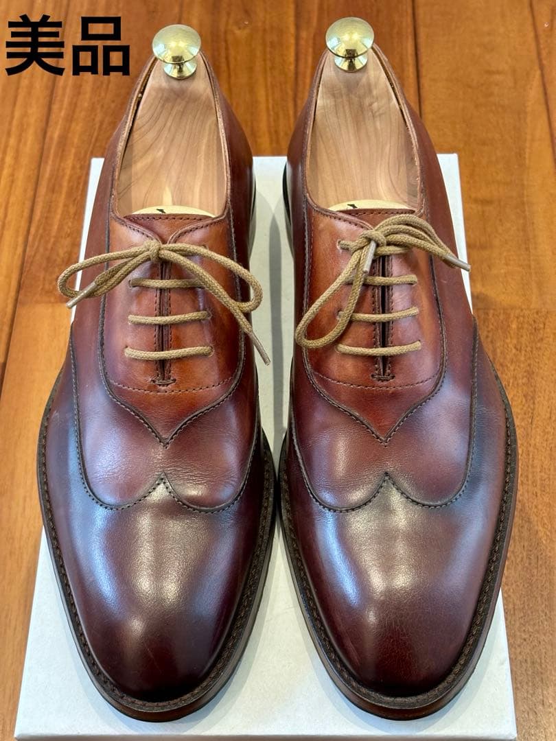 【CENTENÁRIO（センテナリオ）】ウィングチップ ドレスシューズ ブラウン