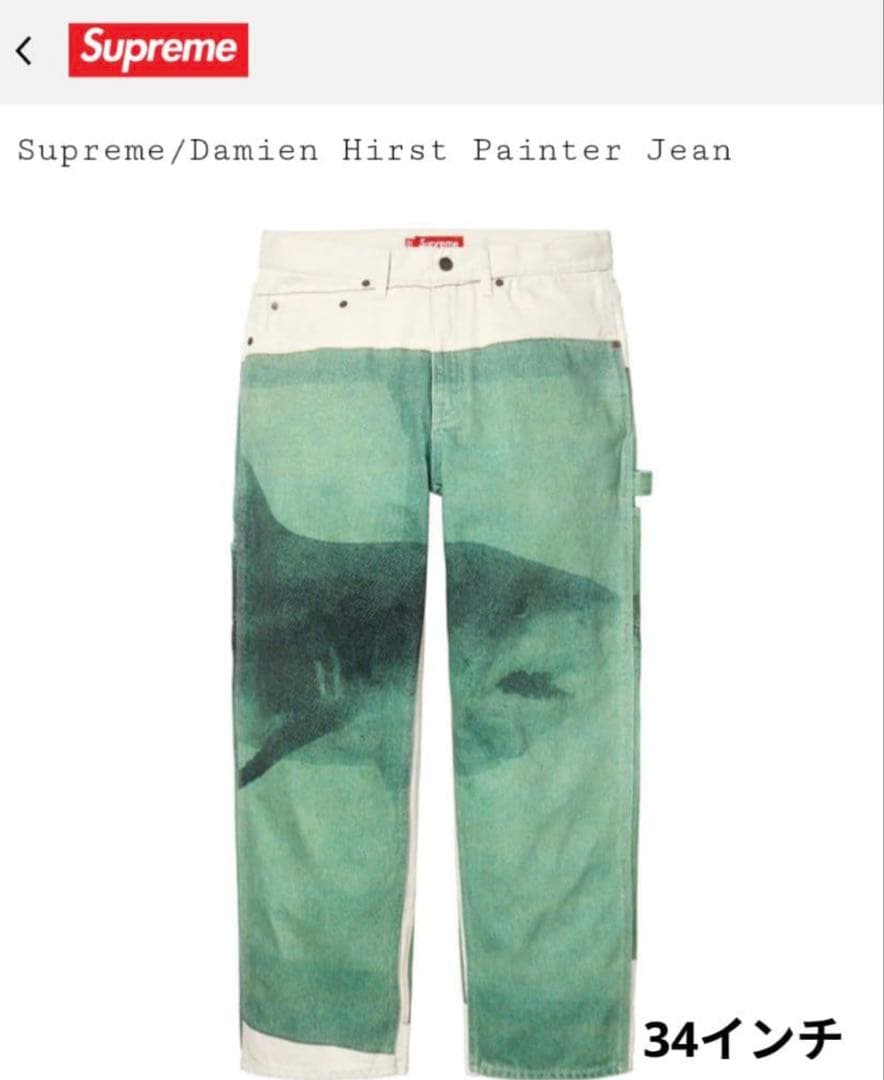 Supreme × Darmien Hirst Painter Jeans