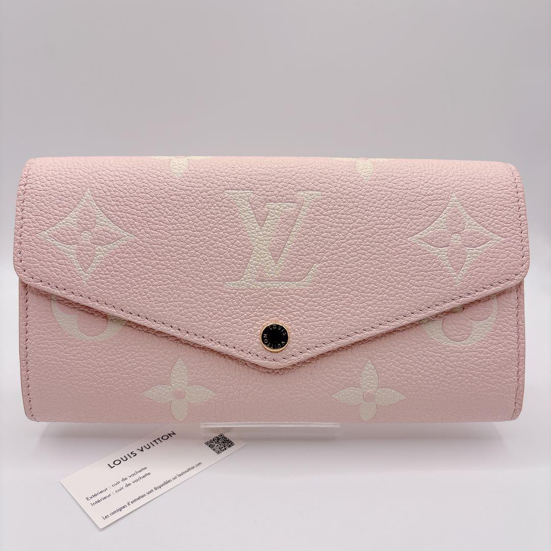 日本限定 ルイヴィトン ポルトフォイユ サラ NM バイカラー 財布