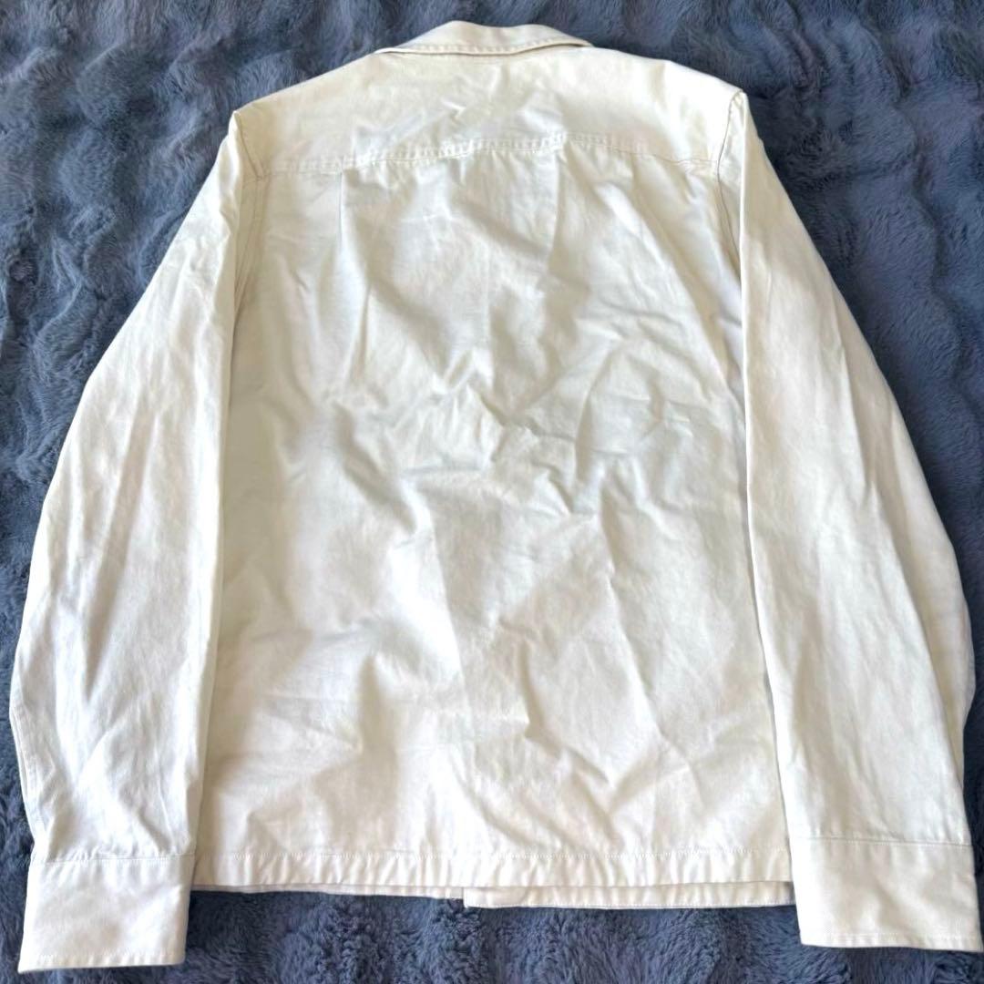 Fred Perry フレッドペリー ツイル オーバー シャツ Ecru L