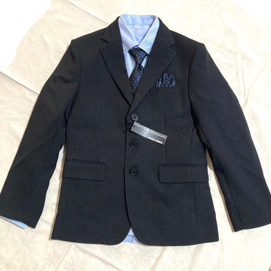 【新品】オリバーハウス　男の子 スーツ フォーマル　5点セット 150 卒業式