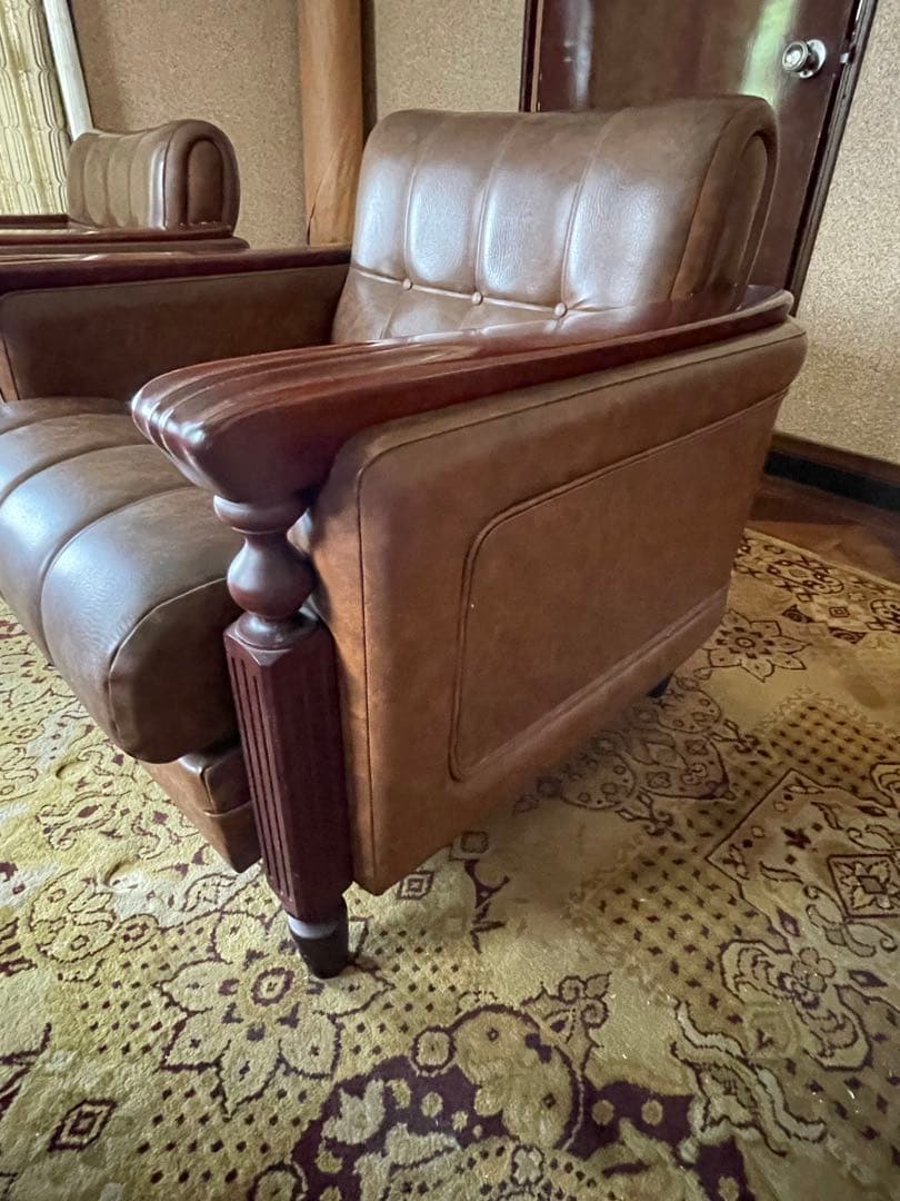 昭和レトロ　1人掛けソファ-2