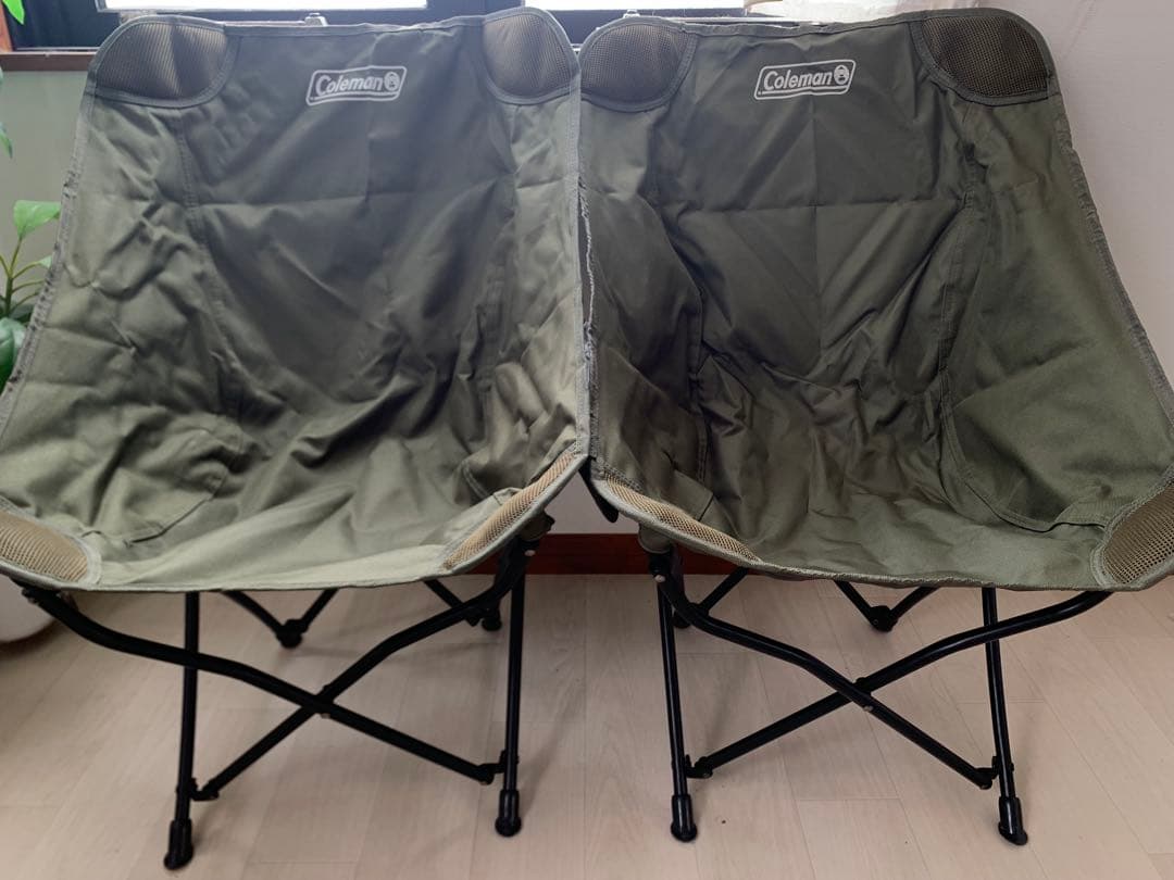 コールマン ヒーリングチェア オリーブ2個セット