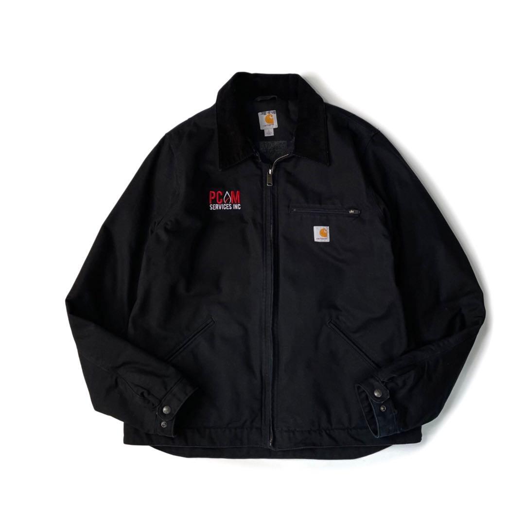 Carhartt デトロイトジャケット ブラック ブランケットライナー L