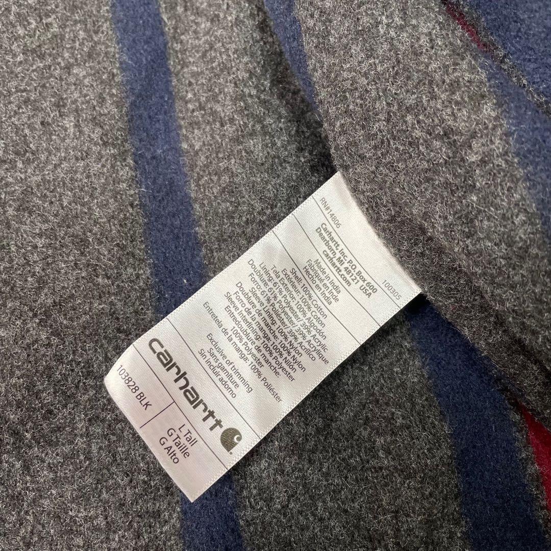 Carhartt デトロイトジャケット ブラック ブランケットライナー L