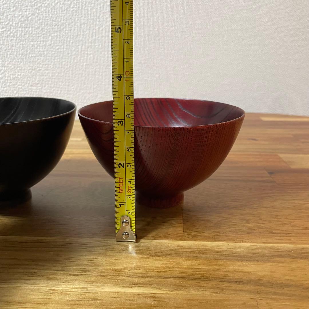 喜八工房　天然木　汁椀　ペアセット
