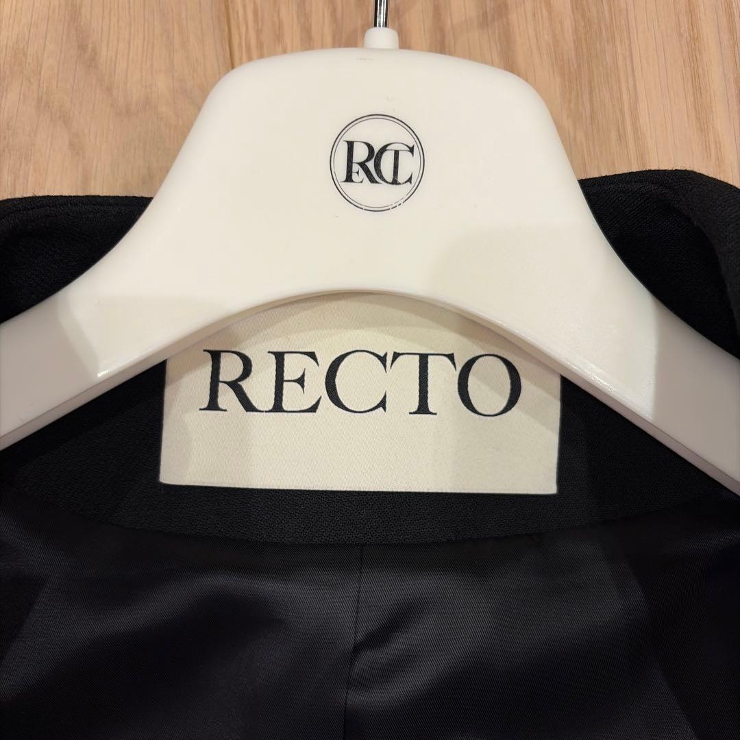 未使用‼️RECTO ブラック テーラードジャケットXS