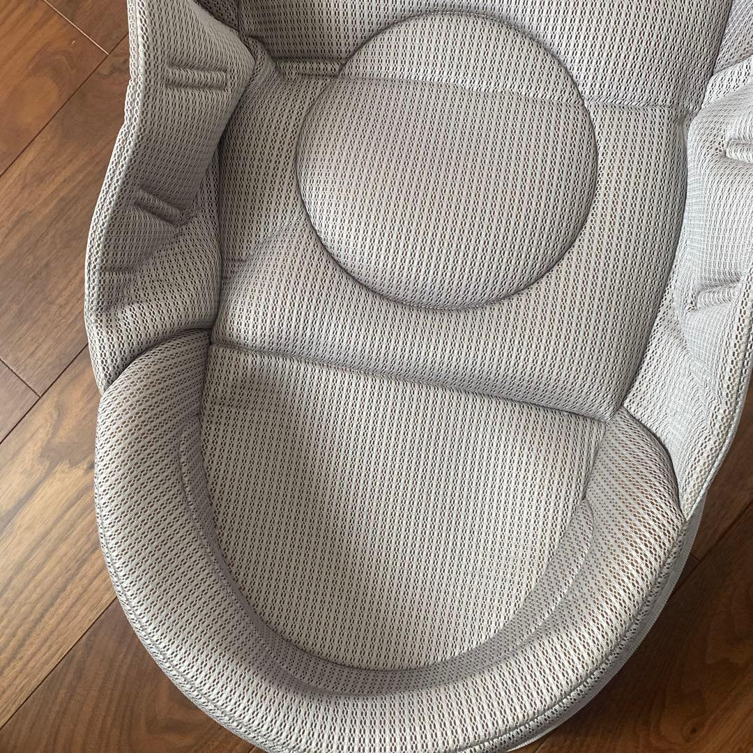 mamaism メッシュベビーベッド グレー