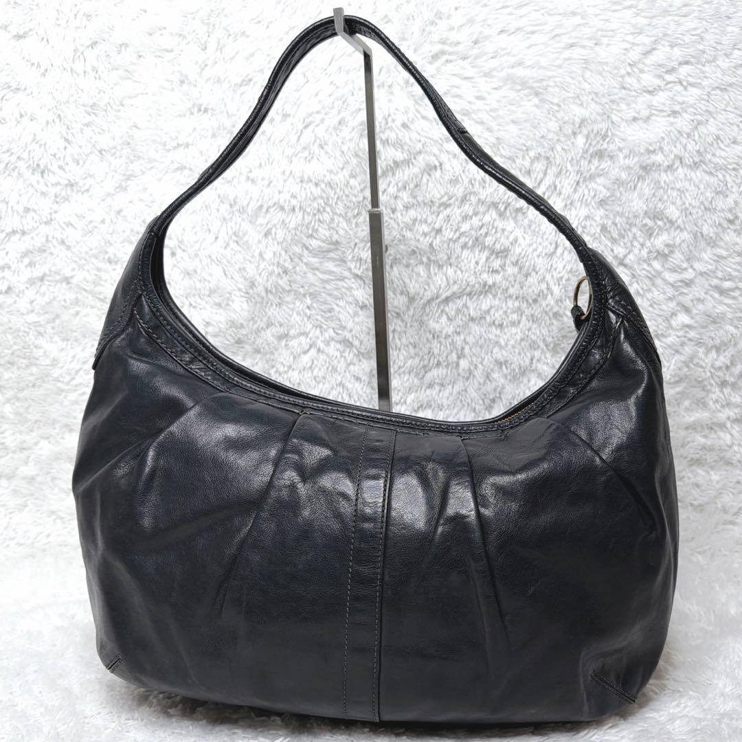 バッグ coach Ergo Pleated Hobo bag y2k black