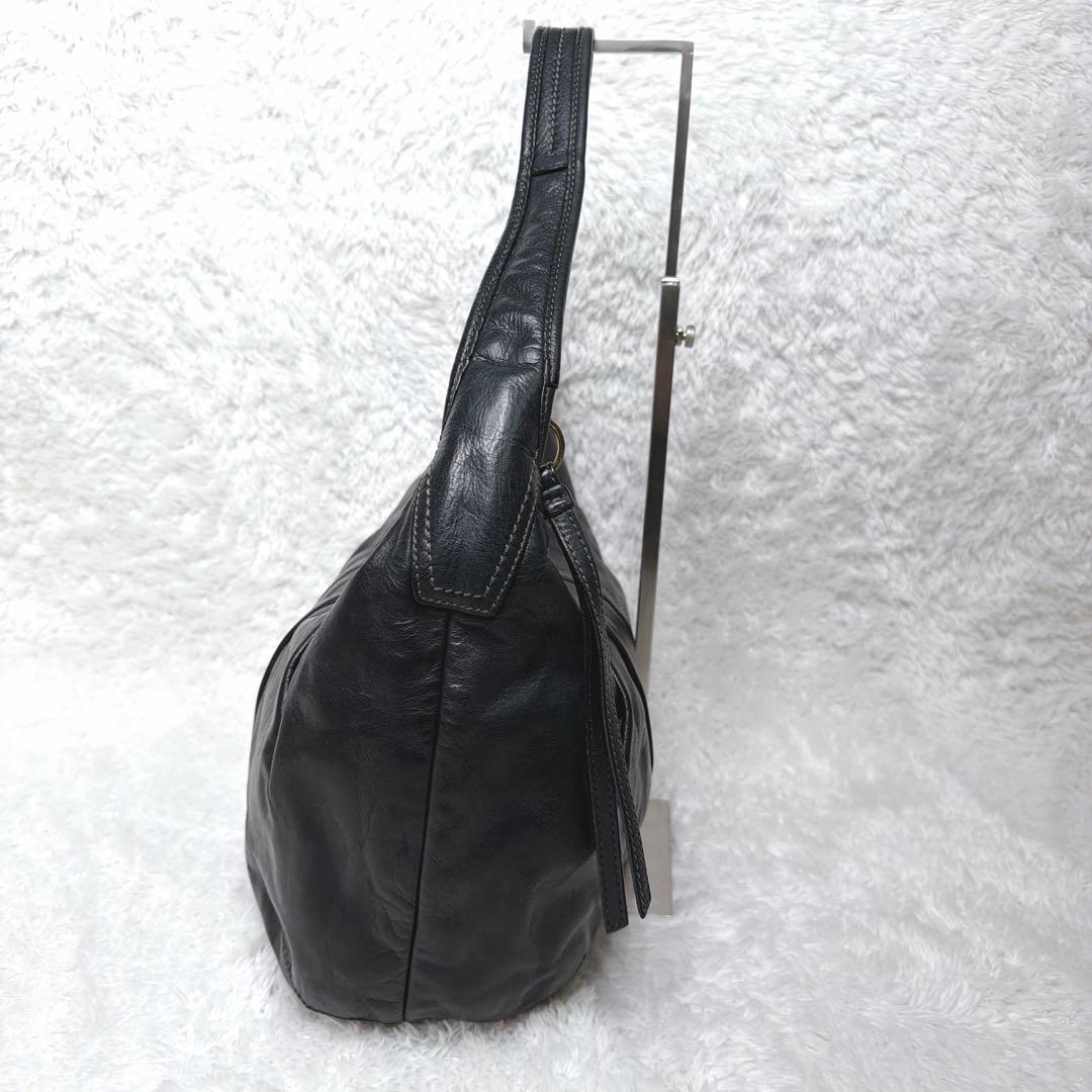 バッグ coach Ergo Pleated Hobo bag y2k black