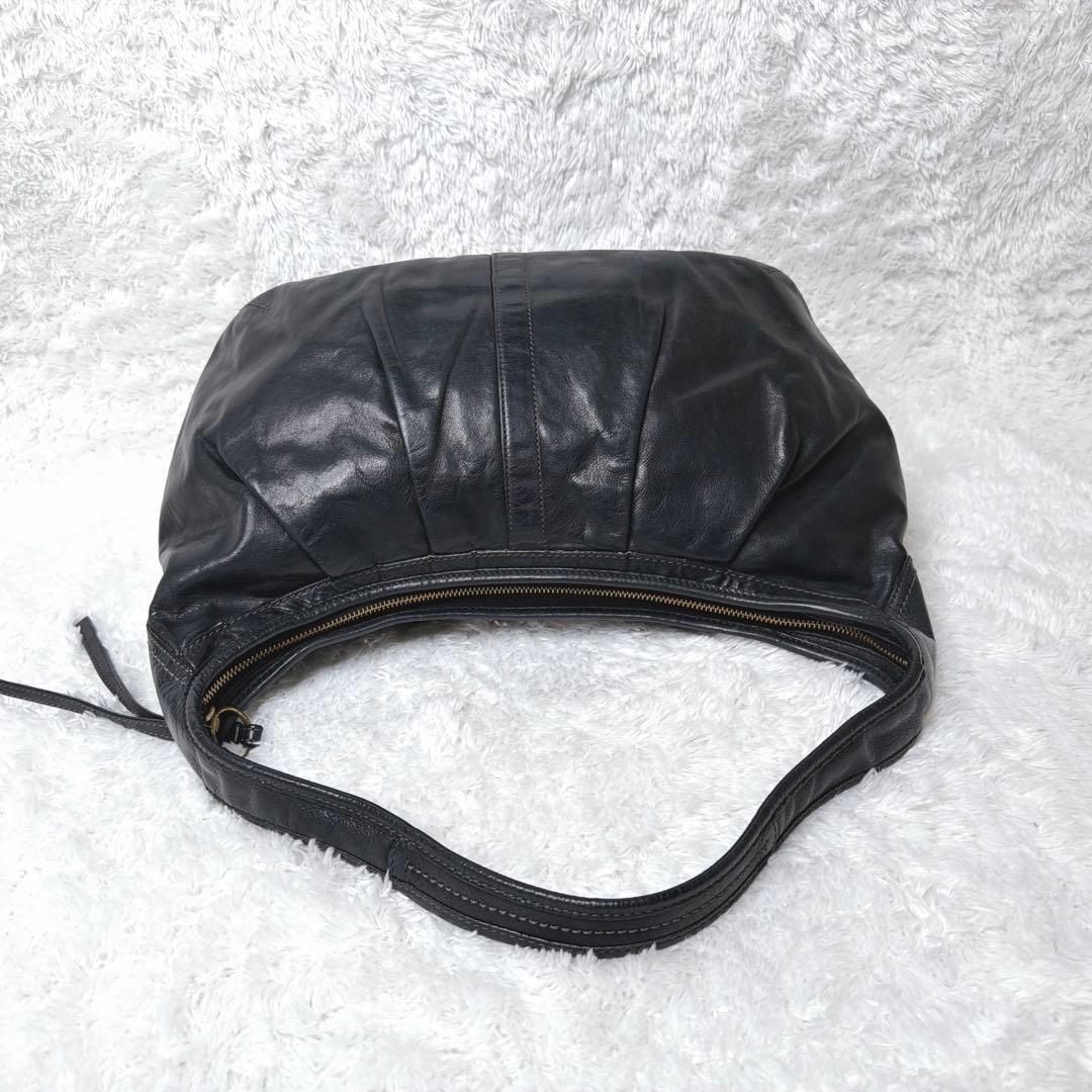 バッグ coach Ergo Pleated Hobo bag y2k black