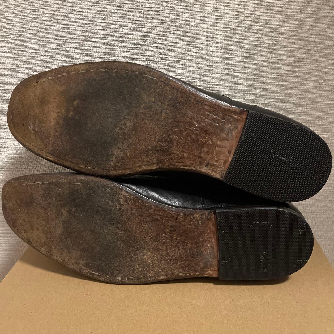 良品 ブッテロ BUTTERO B2192 ドレスシューズ ブラックレザー 42