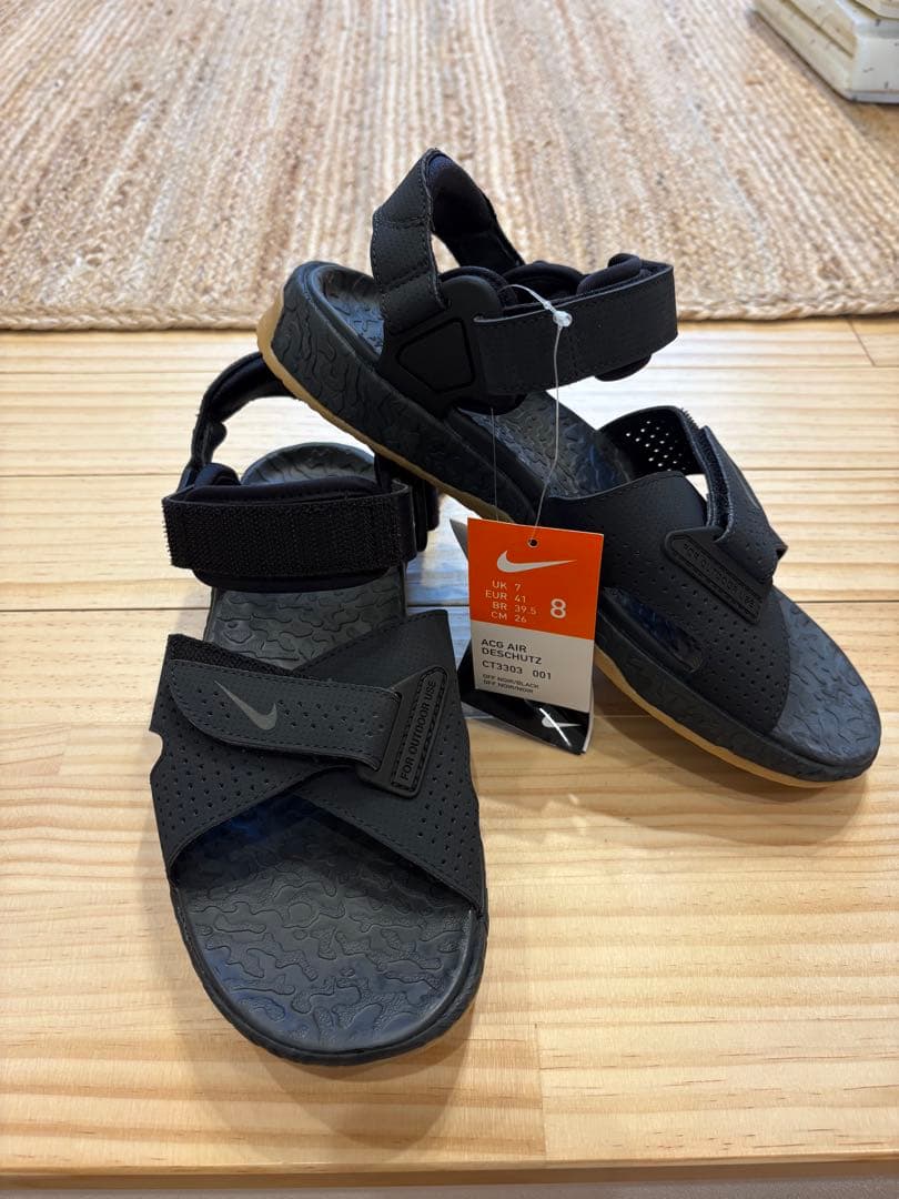 Nike Deschutz スポーツサンダル サイズ8 ブラック