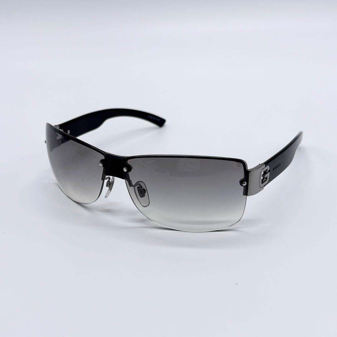 グッチ サングラス ロゴ UV ブラック