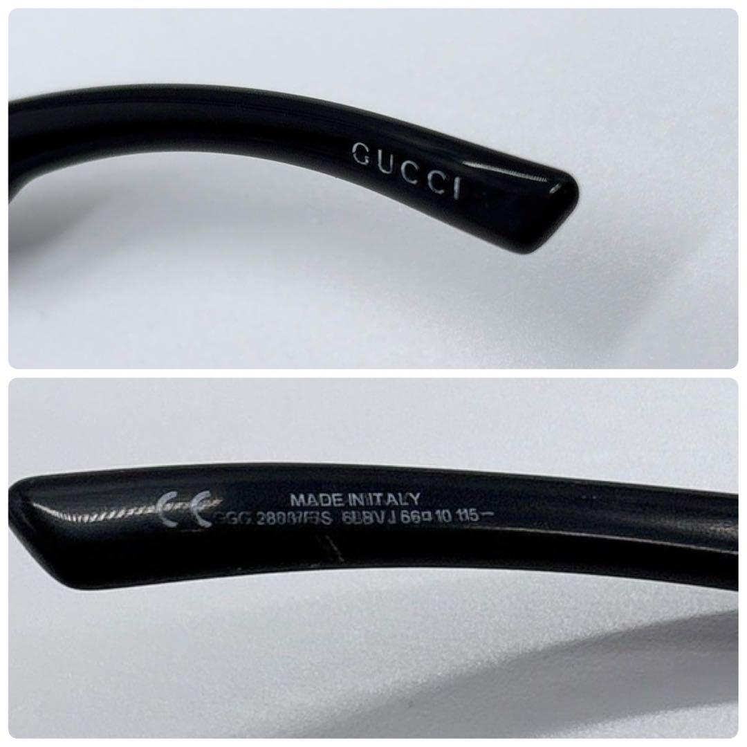 グッチ サングラス ロゴ UV ブラック