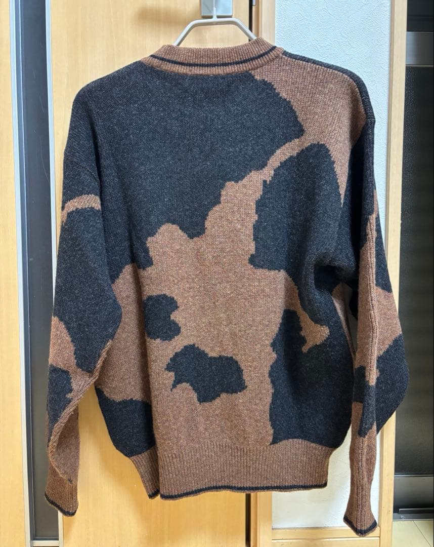 希少　ヴィンテージ イヴサンローラン　柄ニット　ニット　ウール　90s 80s