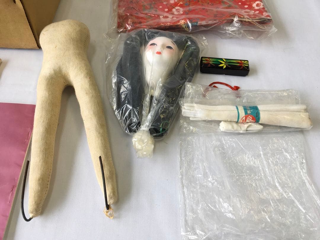 東京高等人形学院 日本人形作成キット　6体セット