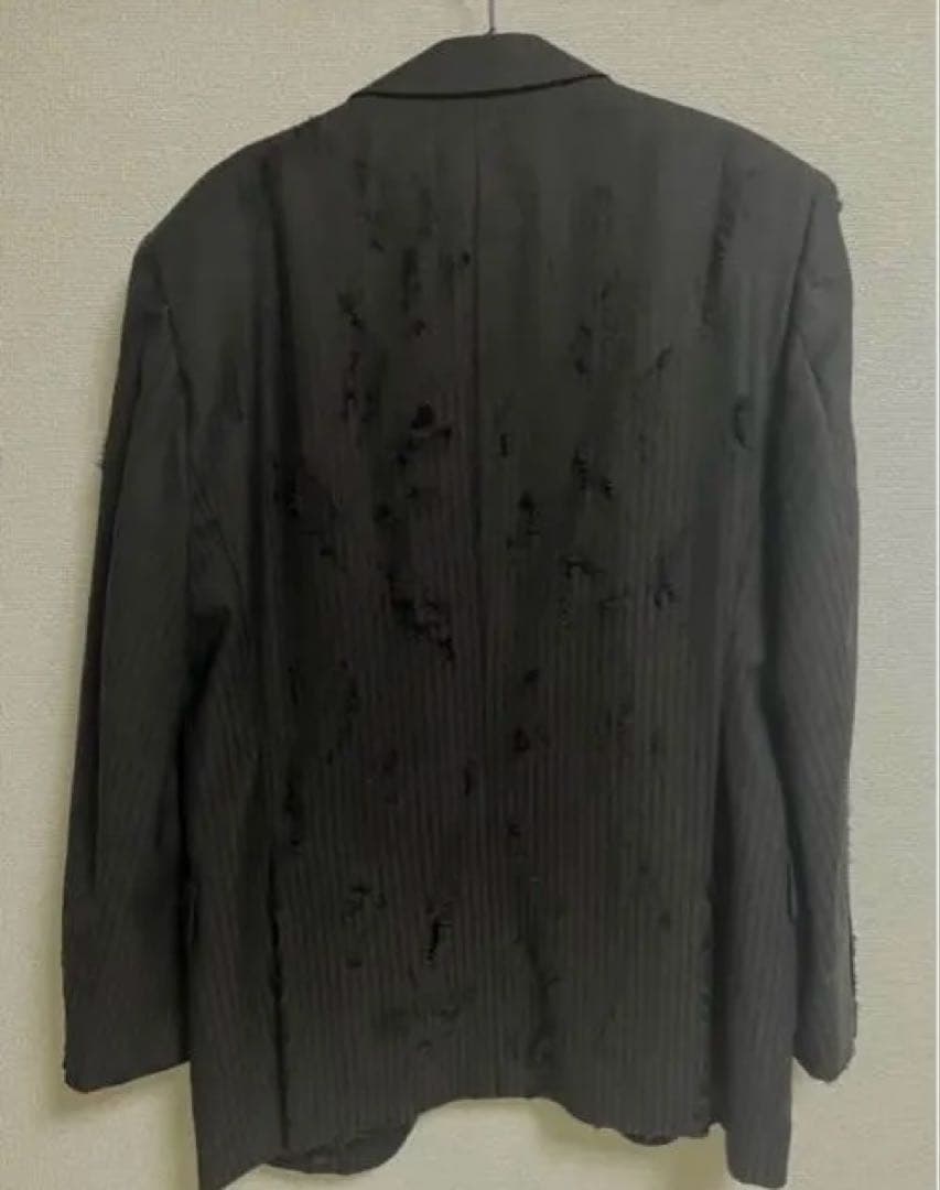 y*e様 再構築 黒 ストライプ テーラードジャケット キャンペーン割引