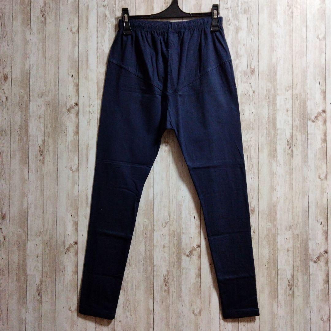 ★大人気★インド製 レギンス ネイビー【5P-43, 5P-35, 5S-26】