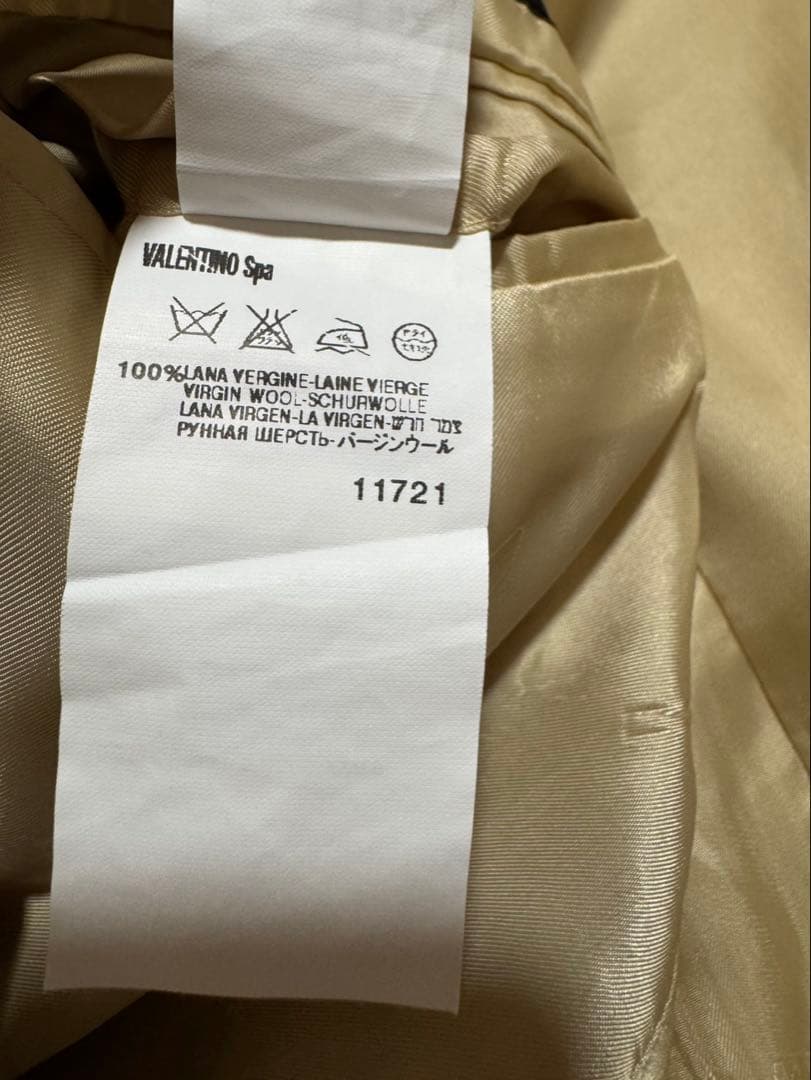 90s VALENTINO ROMA ヴァージンウール テーラードジャケット